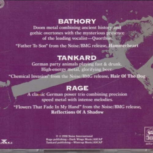 Bathory / Tankard / Rage