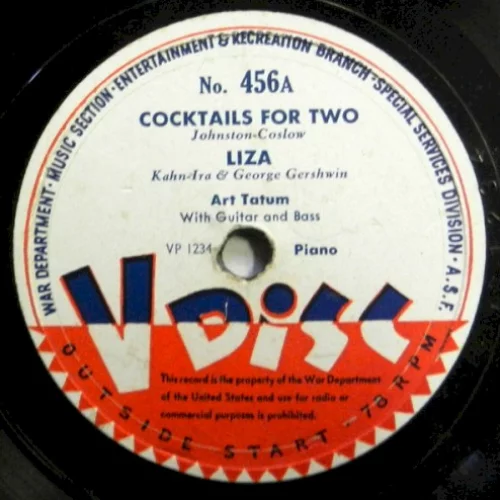 Cocktails for Two / Liza / Sweet Lorraine / Hallelujah