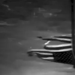 Flags Battered By Cold Winds