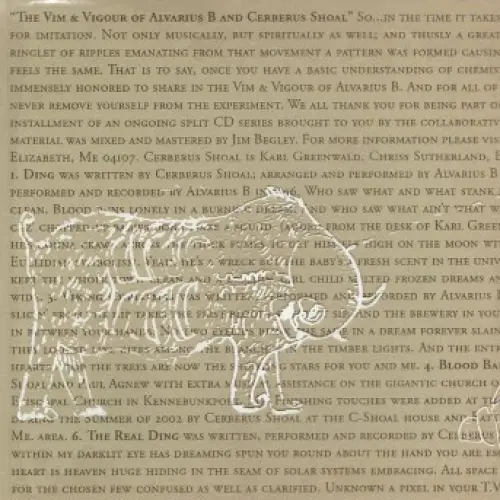 The Vim & Vigour Of Alvarius B. And Cerberus Shoal