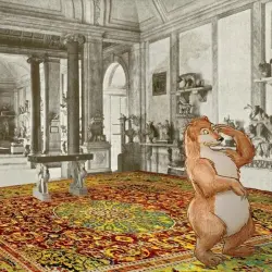 Medallion Animal Carpet