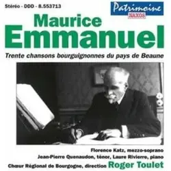 Trente chansons bourguignonnes du pays de Beaune