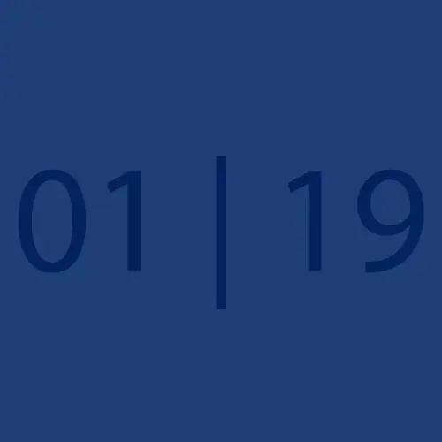 Calendar - 01 | 19
