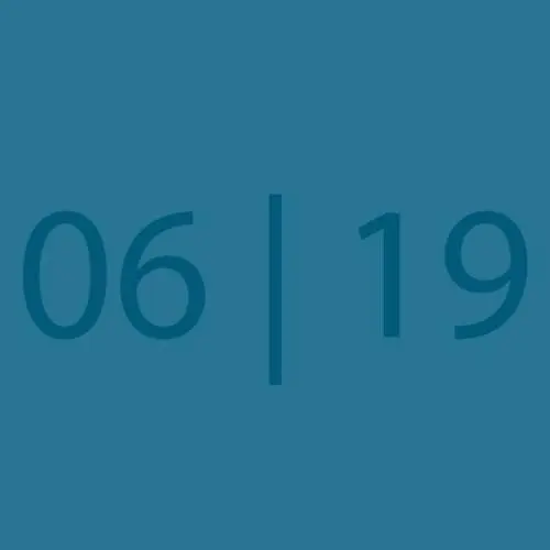 Calendar - 06 | 19