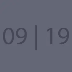 Calendar - 09 | 19