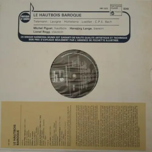 Le Hautbois baroque