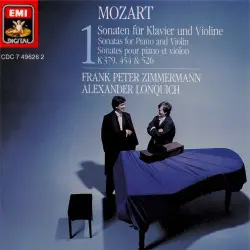 Sonaten für Klavier und Violine 1: K 370, 454 & 526