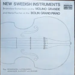 New Swedish Instruments: Violino grande, Bolin Grand Piano