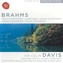 Brahms: The 4 Symphonies · Overtures · Haydn Variations · Piano Concertos · Violin Concerto