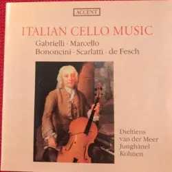 Italian Cello Music