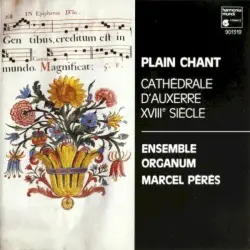 Plain-chant: Cathédrale d'Auxerre (XVIIIe siècle)